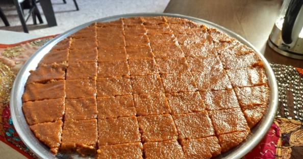 مدت زمان پخت حلوا سیاه