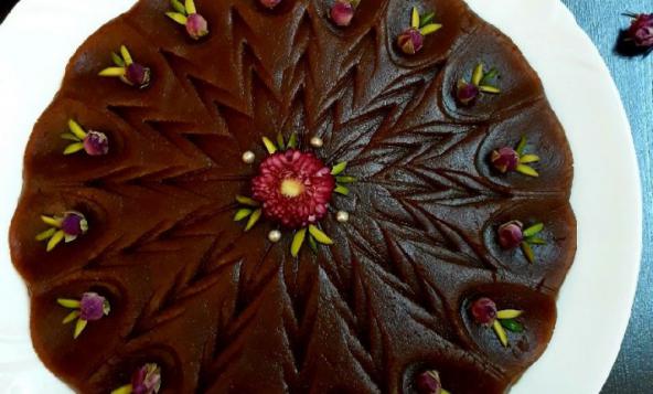 بازار عرضه حلوا سیاه ساده سنتی