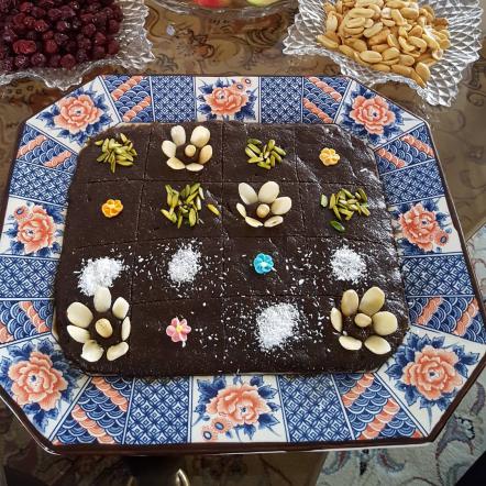 ماندگاری حلوا سیاه گردویی